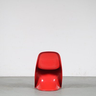 Red Casalino Children's Chair by Alexander Begge for Casala