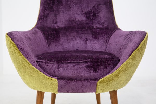 Purple accent chair sale set of 2