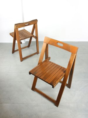 Set of Vintage Trieste Folding Chairs by Aldo Jacober for sale at
