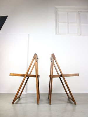 Set of Vintage Trieste Folding Chairs by Aldo Jacober for sale at