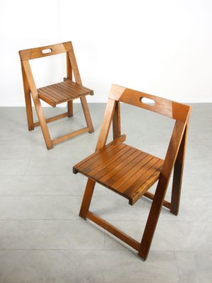 Set of Vintage Trieste Folding Chairs by Aldo Jacober for sale at