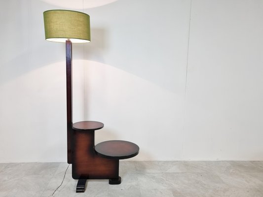 Art Deco Floor Lamp 1930s For At, Contemporary Floor Lamps With Attached Table
