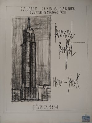 ベルナールビュッフェNEW YORK-Empire State Building