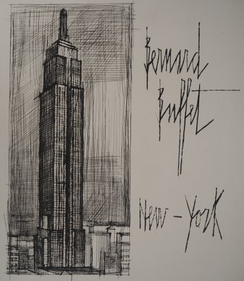 ベルナール・ビュッフェ,NEW YORK-Empire State Buildi