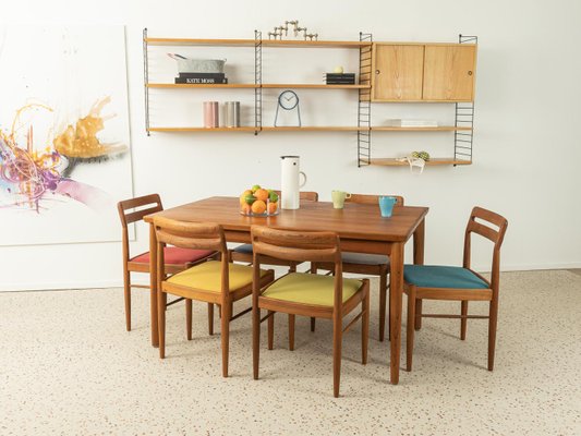 Dining Table By Grete Jalk From, Dining Tables With Material Chairs Canada
