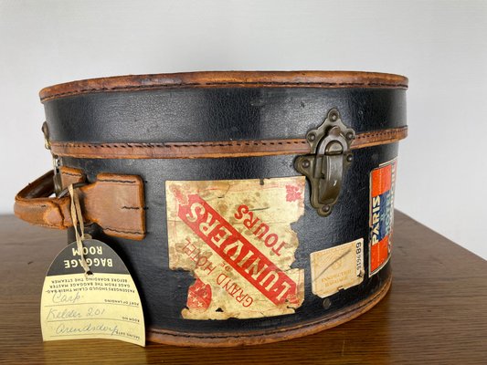 vintage hat box luggage