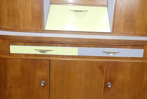 Small Wood Resopal Kitchen Cabinet 1950s for sale at Pamono