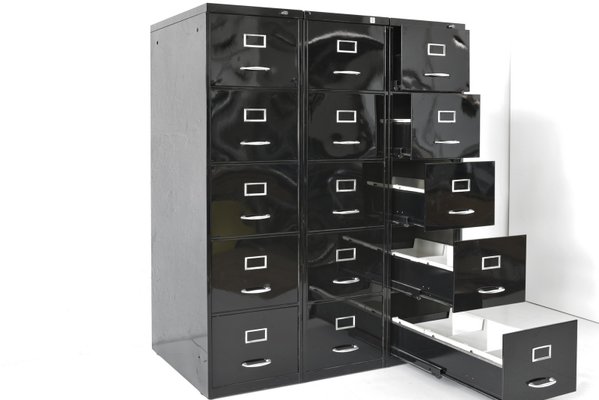 Hanging File Cabinet in Steel from Mauser Werke Waldeck Germany