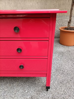 Ikea red nightstand deals