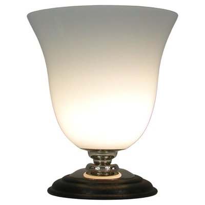 Opaline Mazda Style Table Lamp 1940s, Art Deco Glass Lamp Shades Replacement