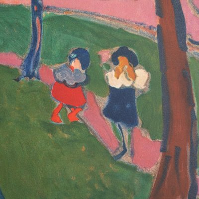 André Derain, Hyde Park, 1972, Color Lithograph, Framed for sale
