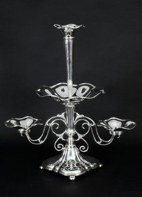 Victorian Silverplate Centrepiece by James Deakin, 19th Century for sale at  Pamono