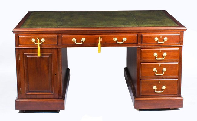Victorian cheap pedestal desk