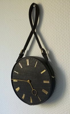 Horloge Murale Vintage Peter / Transistor - Allemagne Années 60 - 20 Cm