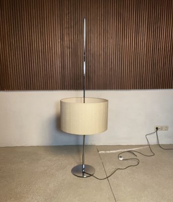 Large German Chromed Floor Lamp With Adjustable Lampshade From Staff 1960s For At Pamono Large German Chromed Floor Lamp With, Large Floor Lampshade