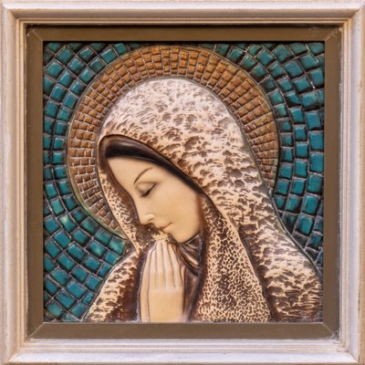 Italian Modern Ceramic & Mosaic Sculpture attributed to