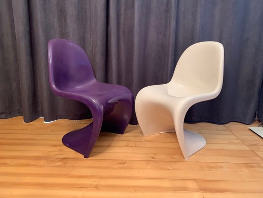 Hysterisk morsom vandfald Pløje Chairs by Verner Panton for Herman Miller, USA, 1970s, Set of 2 for sale at  Pamono