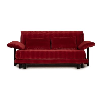 Wine Red Fabric Three Seater Multy Sofa With Sleeping Function From Ligne Roset For At Pamono Wine Red Fabric Three Seater Multy Sofa, Red Wine Out Of Velvet Sofa