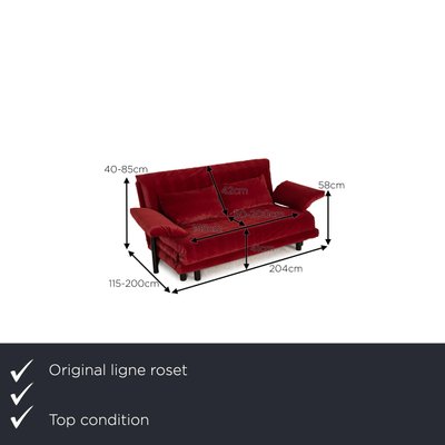Wine Red Fabric Three Seater Multy Sofa, Red Wine Out Of Fabric Sofa