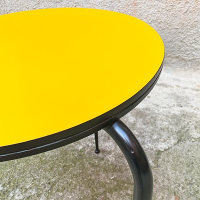 Yellow round sale side table