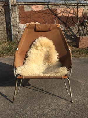 Mid-Century Modern Danish Easy Chair by Erik Ole Jørgensen, 1954