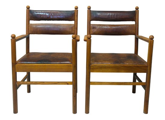Vintage Dining Chairs 1920s Set Of 2, Vintage Stickley Dining Chairs
