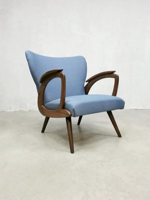 Mid Century Scandinavian Wingback Chair
