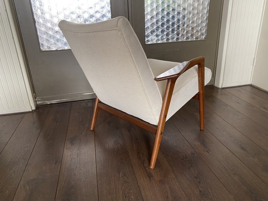 Lot De 2 Chaises Scandinaves Design Yngve Ekstrom Pour Pastoe – Teck, Années 1960