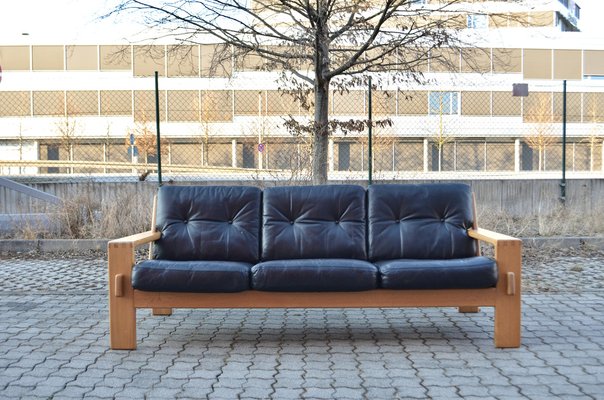 Vintage Leather Bonanza Sofa by Esko Pajamies for Asko for sale at