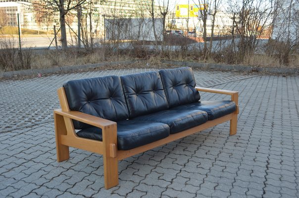 Vintage Leather Bonanza Sofa by Esko Pajamies for Asko for sale at