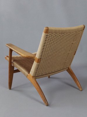 Early Edition CH25 Lounge Chair by Hans J Wegner Carl & for sale at Pamono