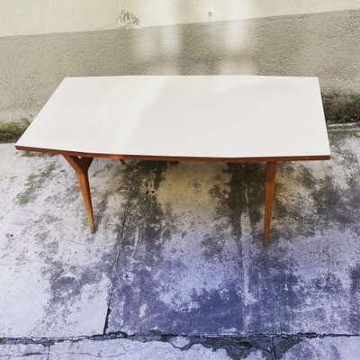 Vintage Dining Table in Italian Wood 1950s for sale at Pamono