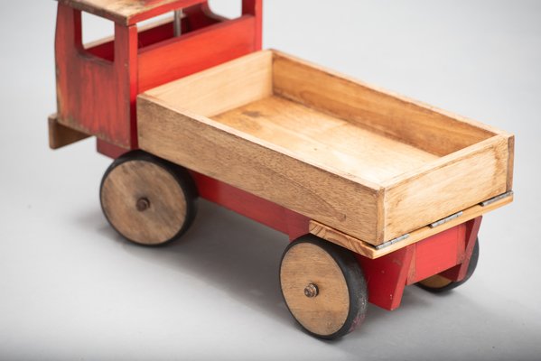 Large Vintage Wooden Childs Toy Truck for sale at Pamono