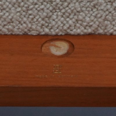 Fauteuil Scandinave Diplomat Par Finn Juhl Pour France & Son - Teck Et Blanc - Danemark