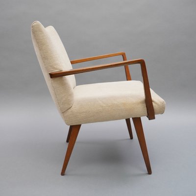 Sedie imbottite con braccioli di Walter Knoll, anni '50, set di 2 in  vendita su Pamono