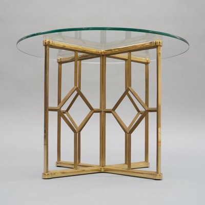 Brass online glass table