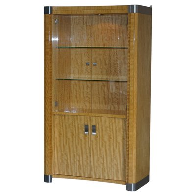 A Burr Satinwood Giorgio Collection Drinks Cabinet A Burr Satinwood Giorgio Collection Drinks Cabinet