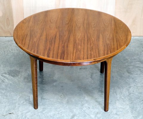 Mid-Century Danish Modern Hardwood Extending Dining Table from C J
