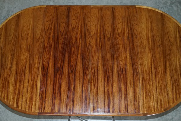 Mid-Century Danish Modern Hardwood Extending Dining Table from C J