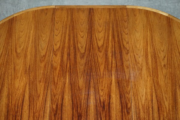Mid-Century Danish Modern Hardwood Extending Dining Table from C J
