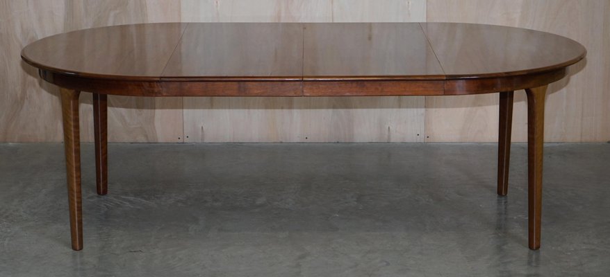 Mid-Century Danish Modern Hardwood Extending Dining Table from C J