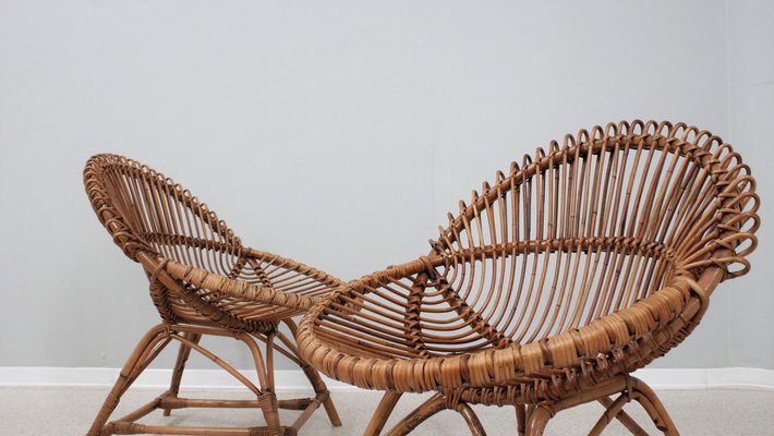 Franco albini rattan chair hot sale