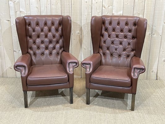 Chesterfield armchairs 2024 for sale