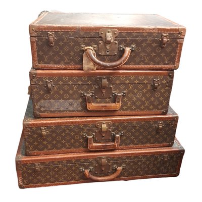 Suitcases Louis Vuitton Antik Koffer Proantic: Louis Vuitton