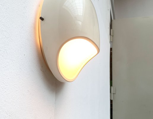 Jadssox lampada da parete a globo di vetro Lampada da parete in noce con porta USB