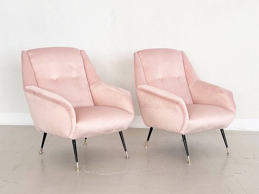 Mid Century Pink Armchair Cheap 1960s Henryk Lis Midcentury