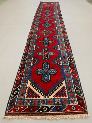CLASSIC TURKISH/MOROCCAN RUNNERS for BED TABLE WALL Kelim Black Red Gold Blue 