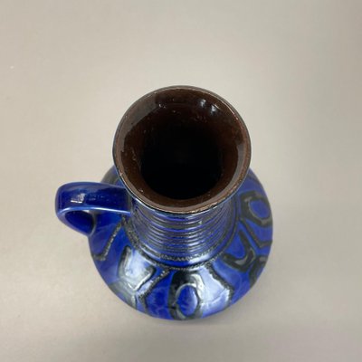 Vase Fat Lava en Céramique par Heinz Siery pour Carstens