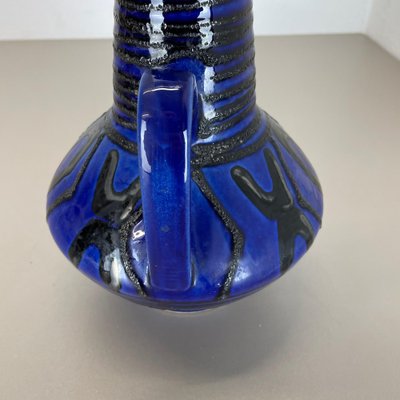 Vase Fat Lava en Céramique par Heinz Siery pour Carstens