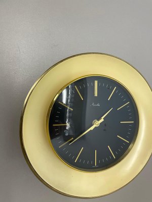 Hollywood Regency Brass Wall Clock From Mauthe Electric Germany 1950s For At Pamono - Brass Wall Clock Large